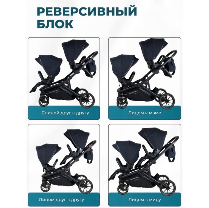 Коляска для двойни INING BABY