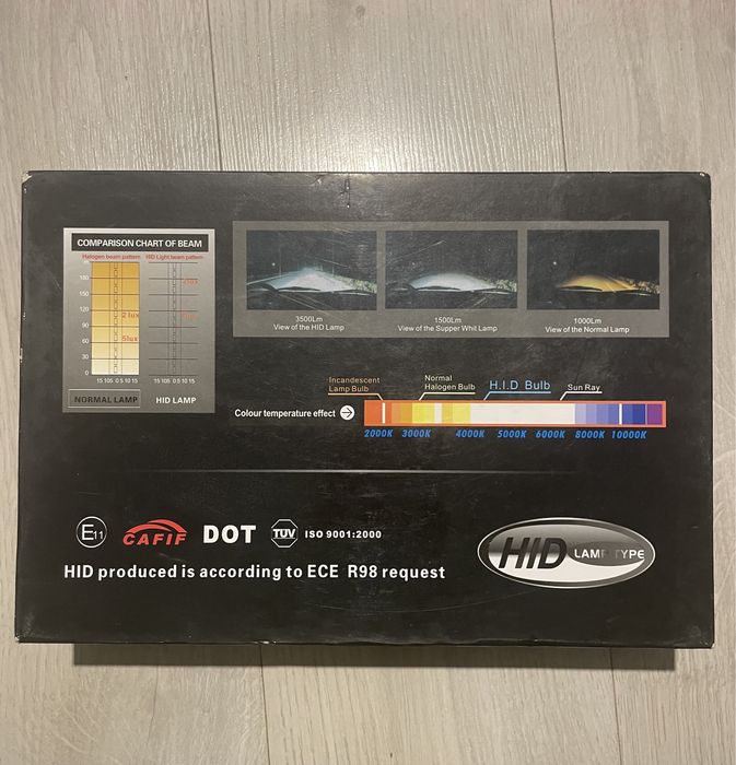 Kit Xenon HID H4 Bi-Xenon H/L 35W 12V - Probat pe masina, Ca Nou - Complet