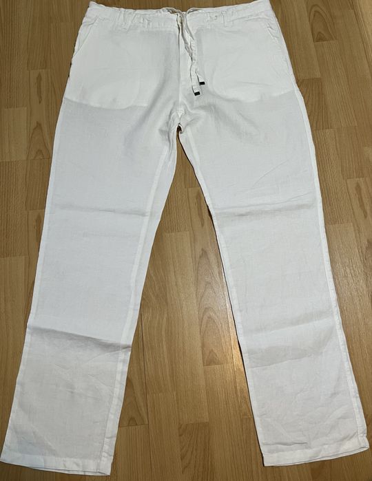 Брюки Hugo Boss лён мужской