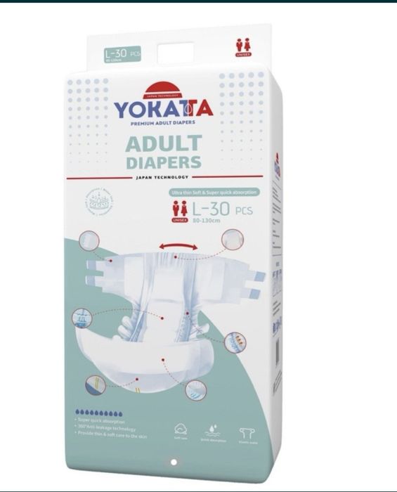 Подгузники Yokata, размер L