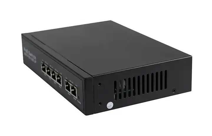 POE свич 4 port + 2 uplink ОПТОМ POE HUB switch коммутатор