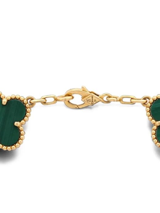 Продаю браслет Vancleef камень малахит золото 750 пробы новый