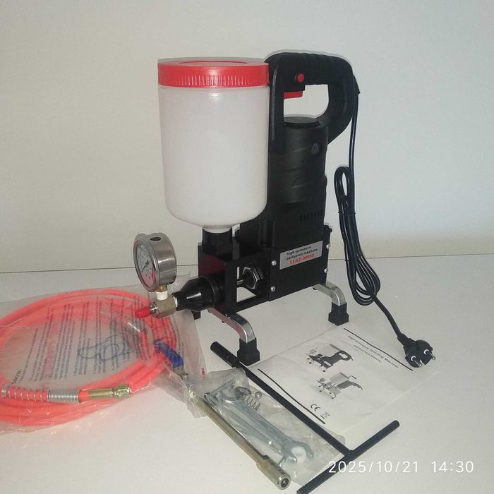 Pompa ciment -goluri pereti/fundație/tavan casa beton/caramida/paianta