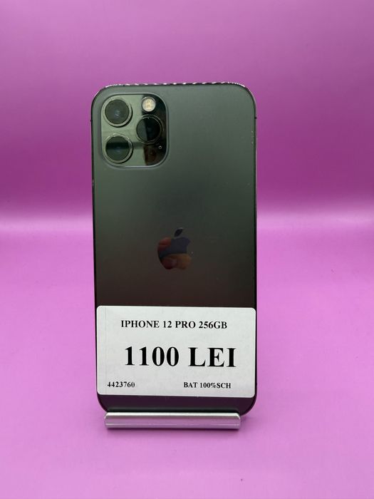 Iphone 12 pro 256 GB bat 100% sch •Matei Amanet Margeanului•4423