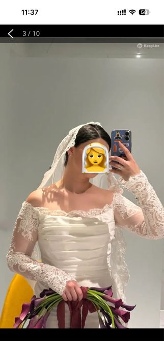 Свадебное платье фата в подарок