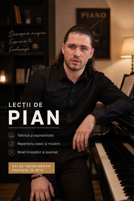 Lectii pian - Profesor cu studii superioare