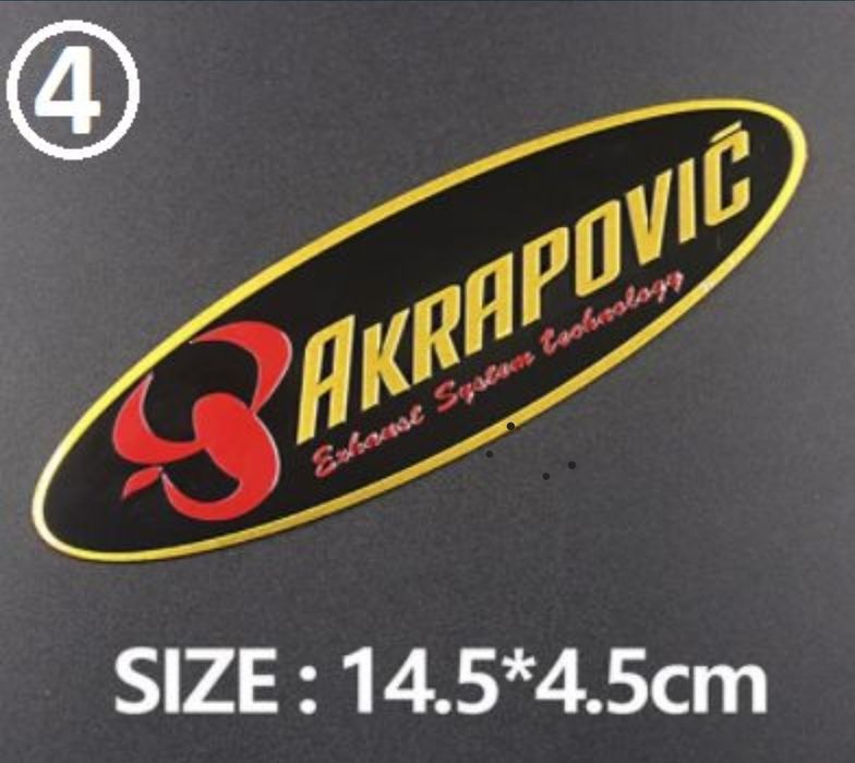 Алуминиеви стикери за ауспух на мотор