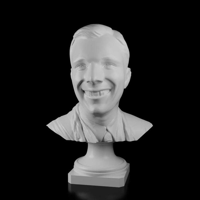 Скулптура по снимка – бюст по поръчка, 3D печат FDM, уникален, 15 см