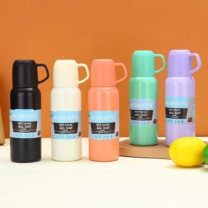 Термос Vacuum Flask Set оранжевый