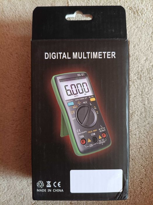 ZOYI ZT-102L Multimetru profesional LCR, T-RMS, NCV, autoscalare - NOU