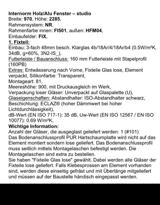 Tripan lemn masiv,FIX,Internorm,Austria(LXXII)