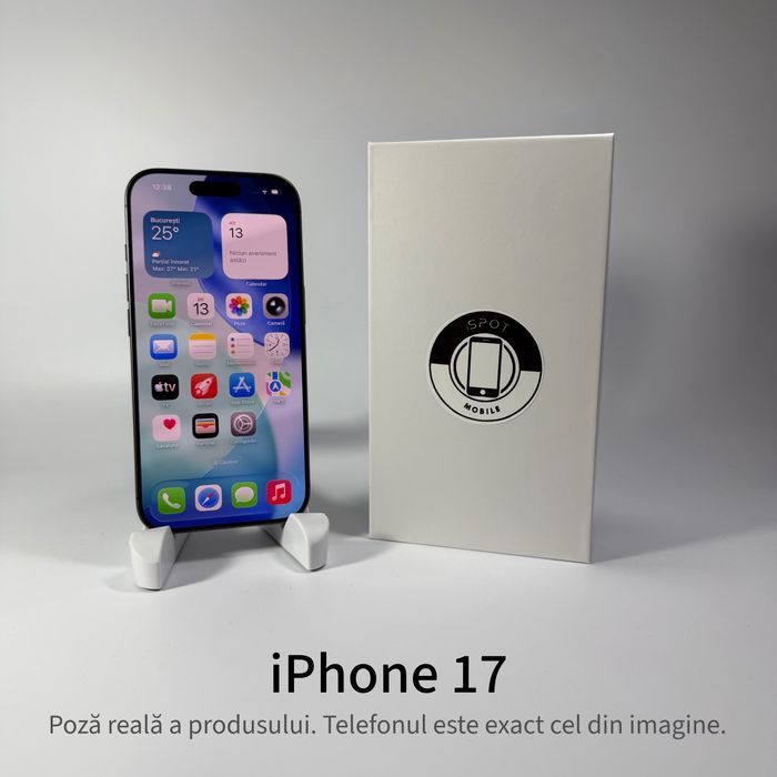 ispotmobile.ro iPhone 17 black 256GB Garanție 2 ani
