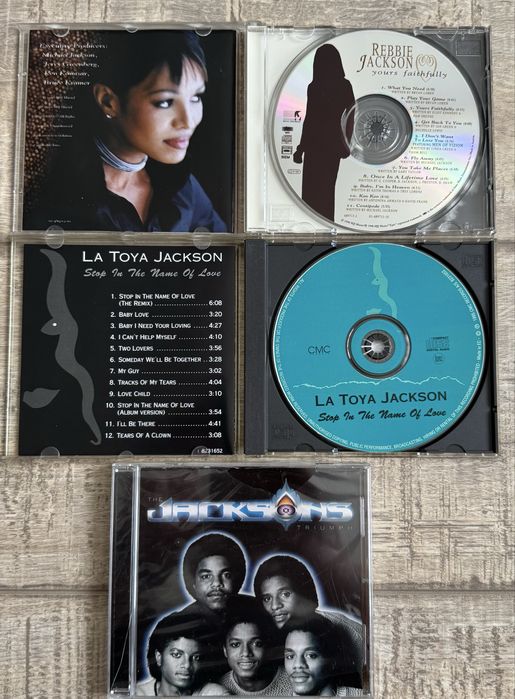 Pachet 10 cd-uri Michael Jackson/Rebbie Jackson/La Toya Jackson