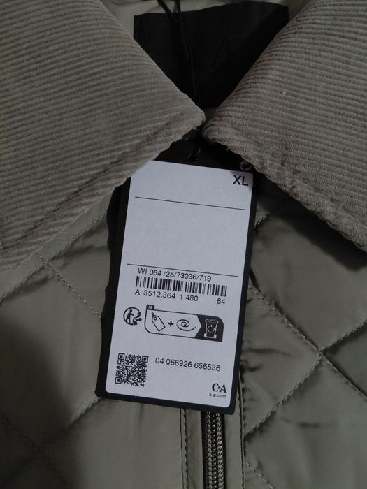 Mantou matlasat kaki,mărime XL