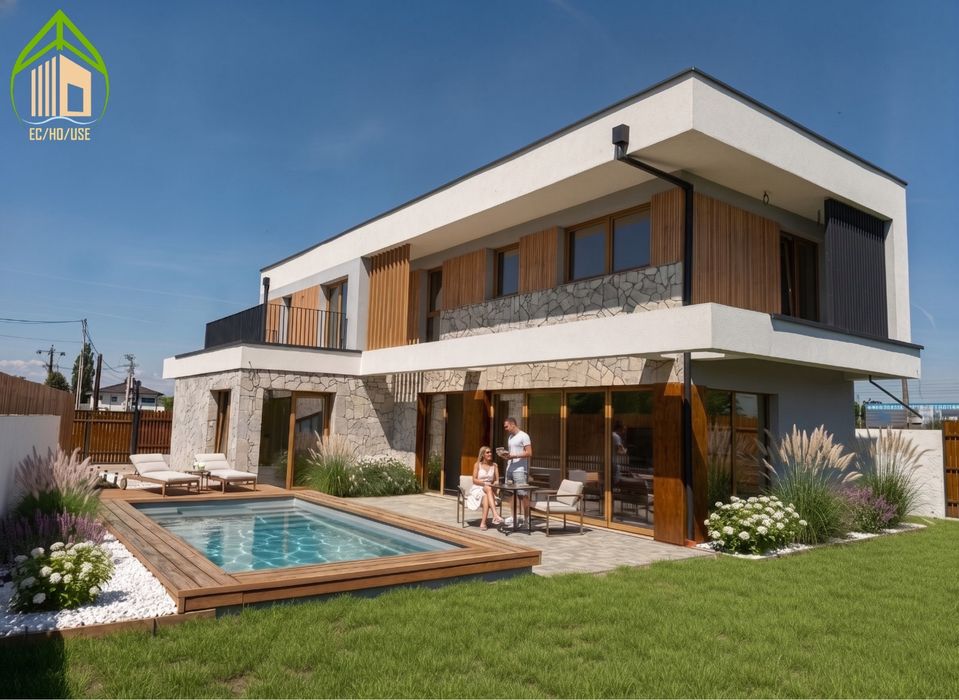 Parcela cu proiect autorizat vila Premium.Ansamblu privat Sanicoara CJ