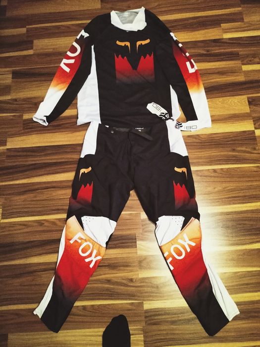Echipament moto cross tricou,pantaloni Fox