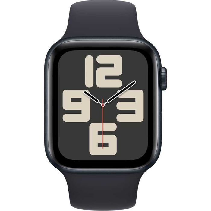 Смарт часовник Apple Watch SE2, 44, Midnight Al Case, Midnight - M/L