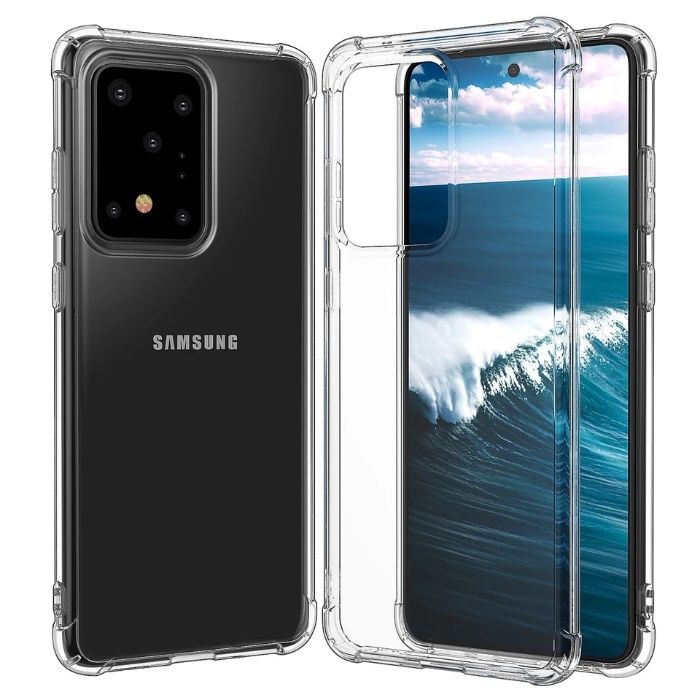Husa Samsung S20 S21 Plus S22 Ultra Clear Anti Soc Din Silicon