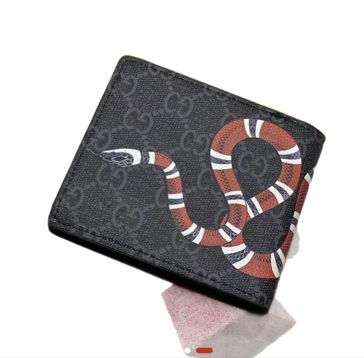 Portofel barbati Gucci GG Supreme-model Bee/Snake/Tiger-nou în cutie