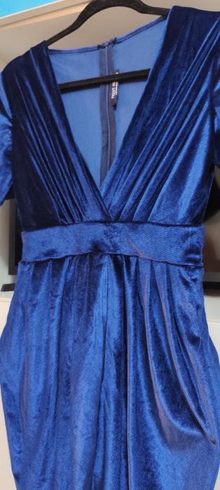 Rochie scurta din catifea