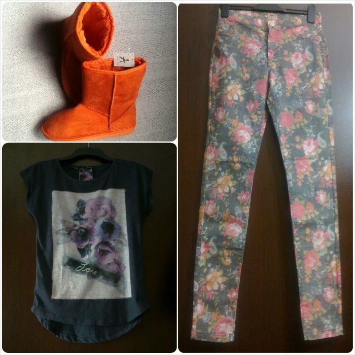 Нов дамски дънков панталон