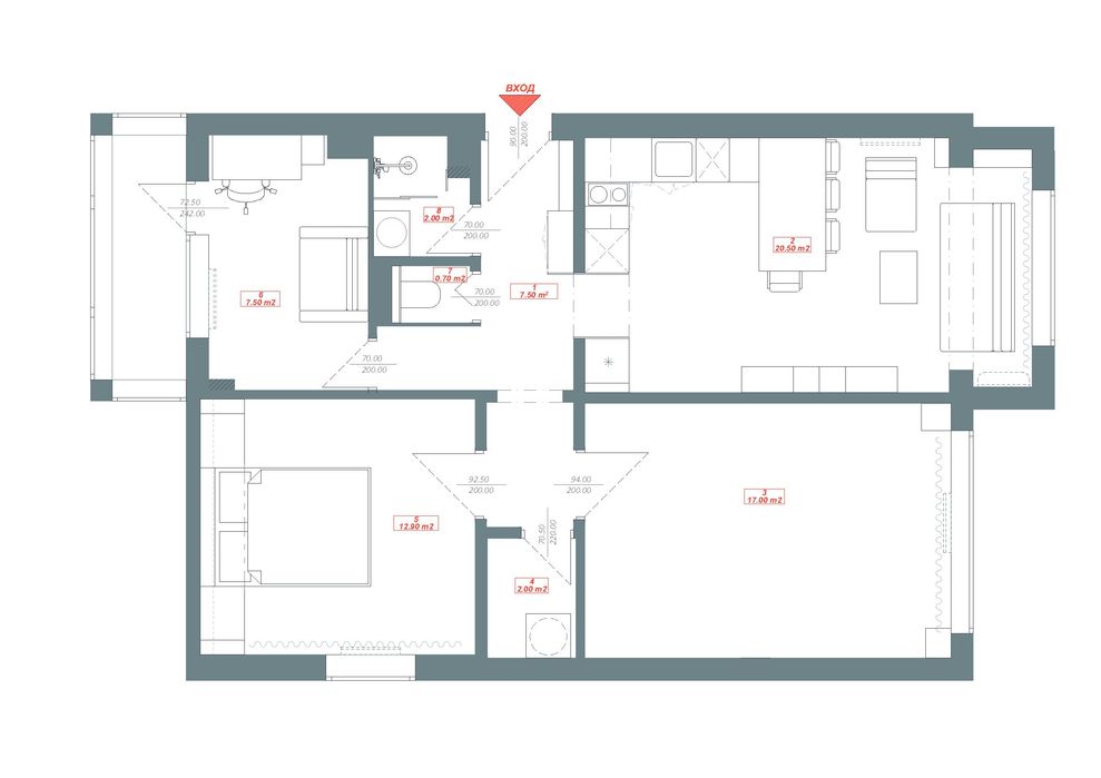 Продава се Тристаен апартамент в София, Гоце Делчев - 75 кв.м за 2040 €/кв.м - Снимка #14
