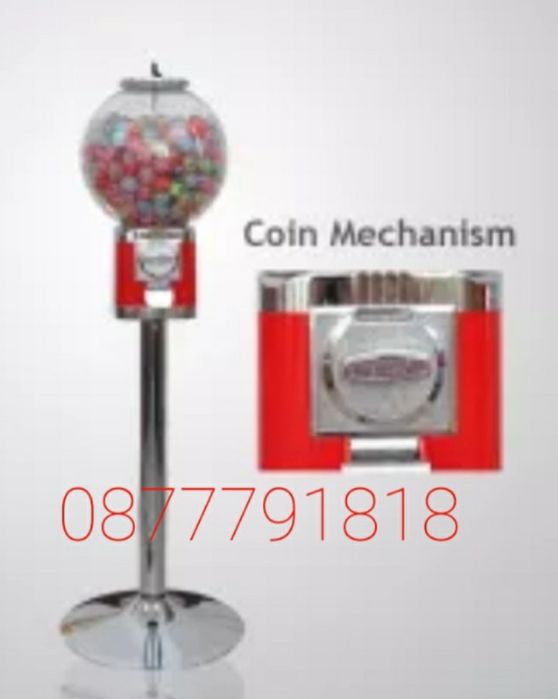 Вендинг машина за топчета и капсули работи с 1 евро  или 50 евро цента