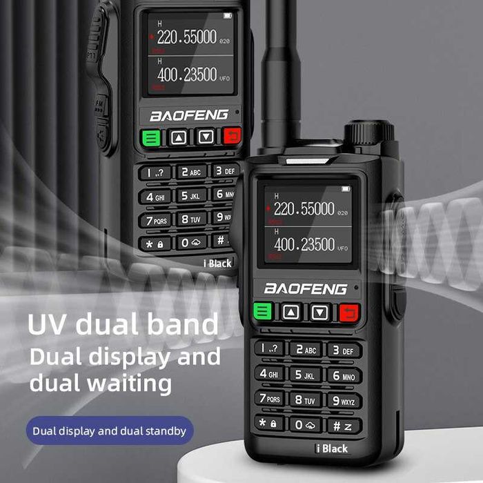 Нова Triband BAOFENG UV 18 Ultra 28w 13500mah радиостанция 136-174; 220-260,400-520 трибаднова от вносител, комуникации лов строежи спасители