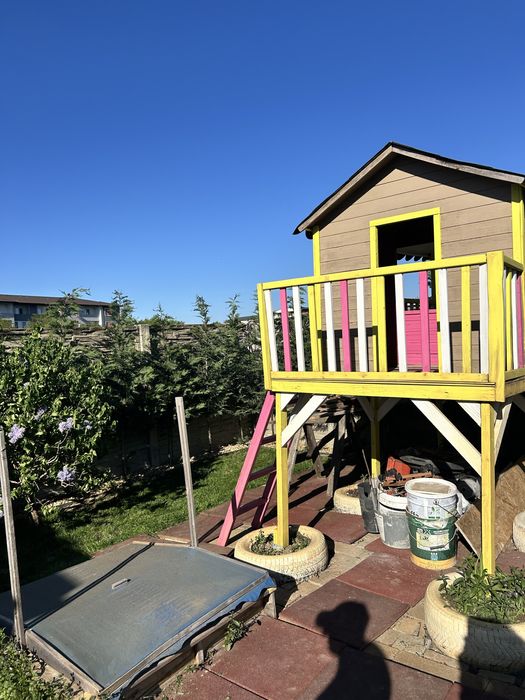 vand casuta gradina copii cu  groapa nisip