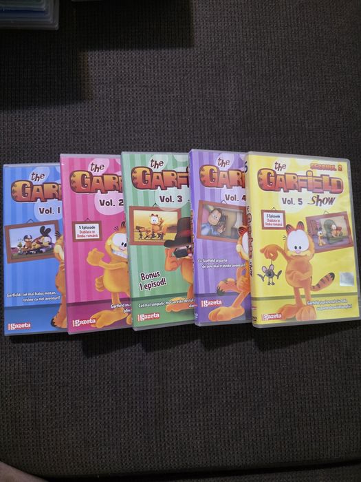 The Garfield 5 DVD VIDEO  Dublat in limba romana