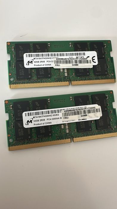 Kit 64 GB RAM  sodimm