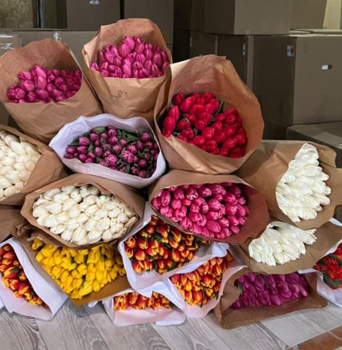 Тюльпаны к 8 марта