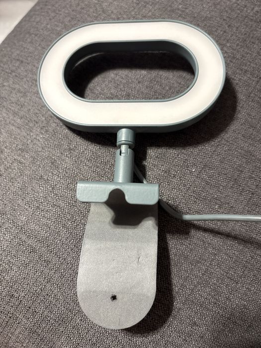 Lampă rotundă LED, intensitate reglabilă/turcoaz