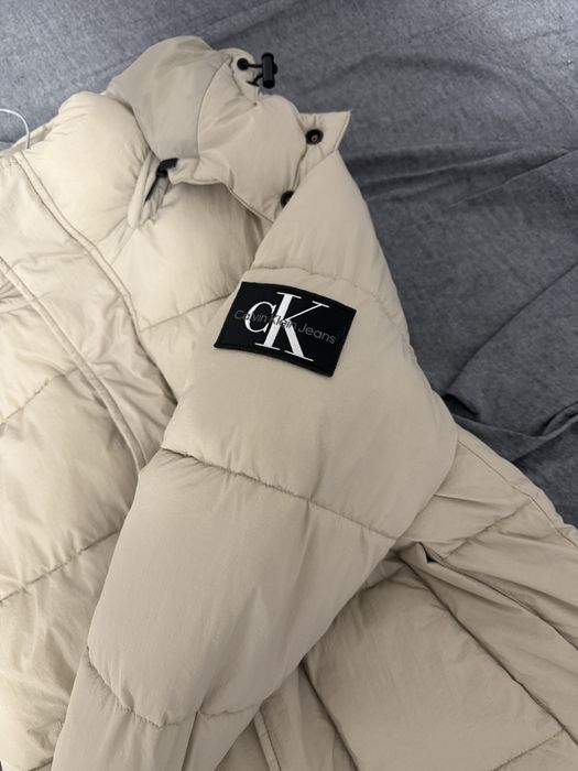Geaca calvin klein crem marimea xs barbati