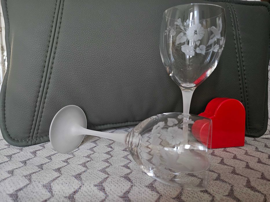 Сватбени чаши с колибри 2 бр