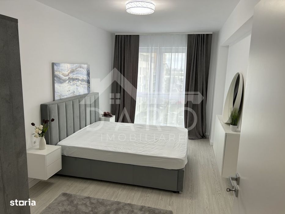 Apartament 2 camere nou, mobilat complet, parcare inclusă