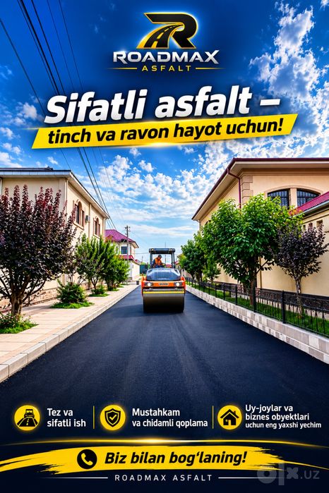 Asfalt xizmatlari katok freza atxot