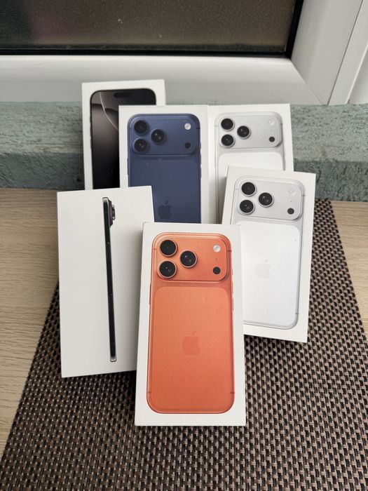 НОВ! iPhone 17 Pro Deep BLUE ORANGE SILVER 256GB айфон 17 про ЛИЗИНГ TBI*45€/м