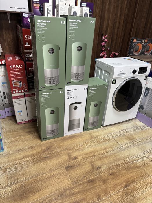 2в1/Увлажнитель/Очиститель воздуха/HOFFMAN/оптом/розницу