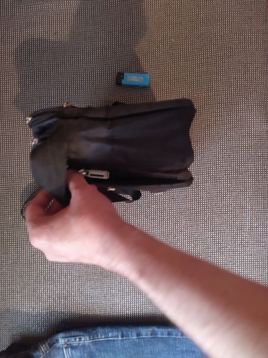 Мужская сумка барсетка через плечо б/у