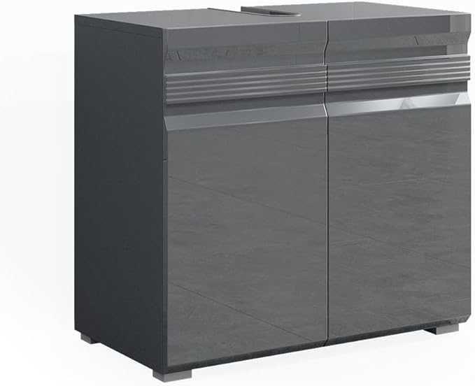 Vicco Freddy шкаф за тоалетна 60 x 56 см висок гланц антрацит