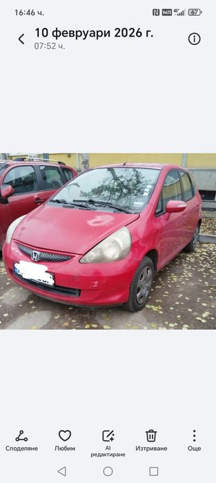 Honda jazz, 2004 - отлична, всичко плаъено