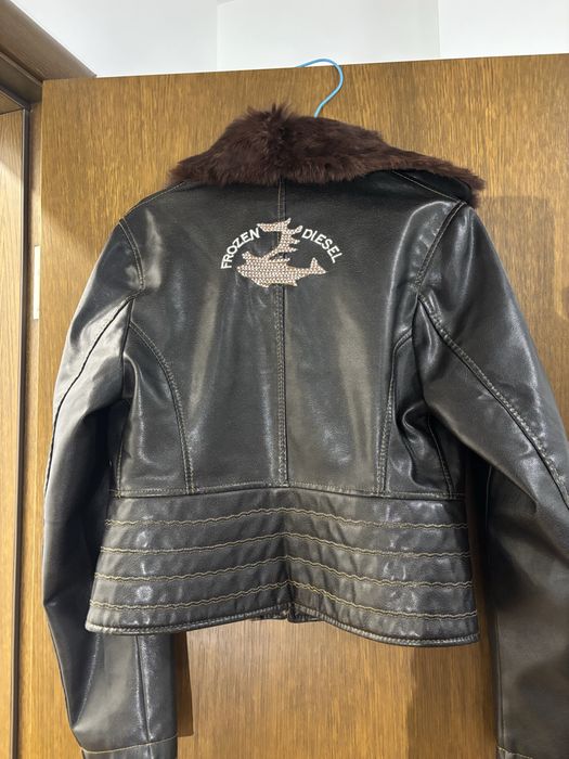 Кожено яке с пух Diesel