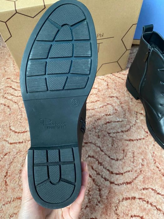 Новые ботинки. Кожа! Демисезон