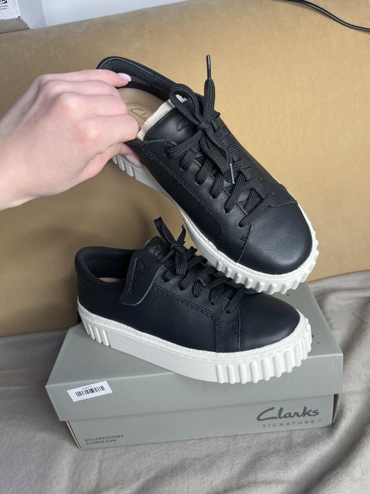 Сникъри Clarks естествена кожа 37 номер