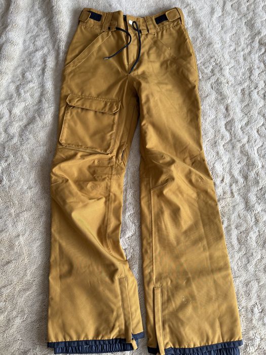 Pantaloni femei schi Snow Coal Ferris Golden Brown marime XS
