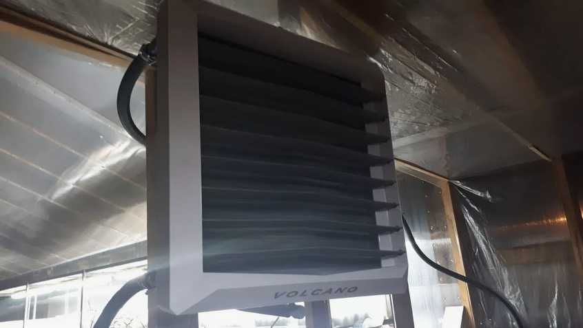 Тепловентилятор VOLCANO обогревает большие помещения