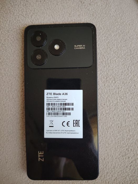 Продам телефон ZTE A36
