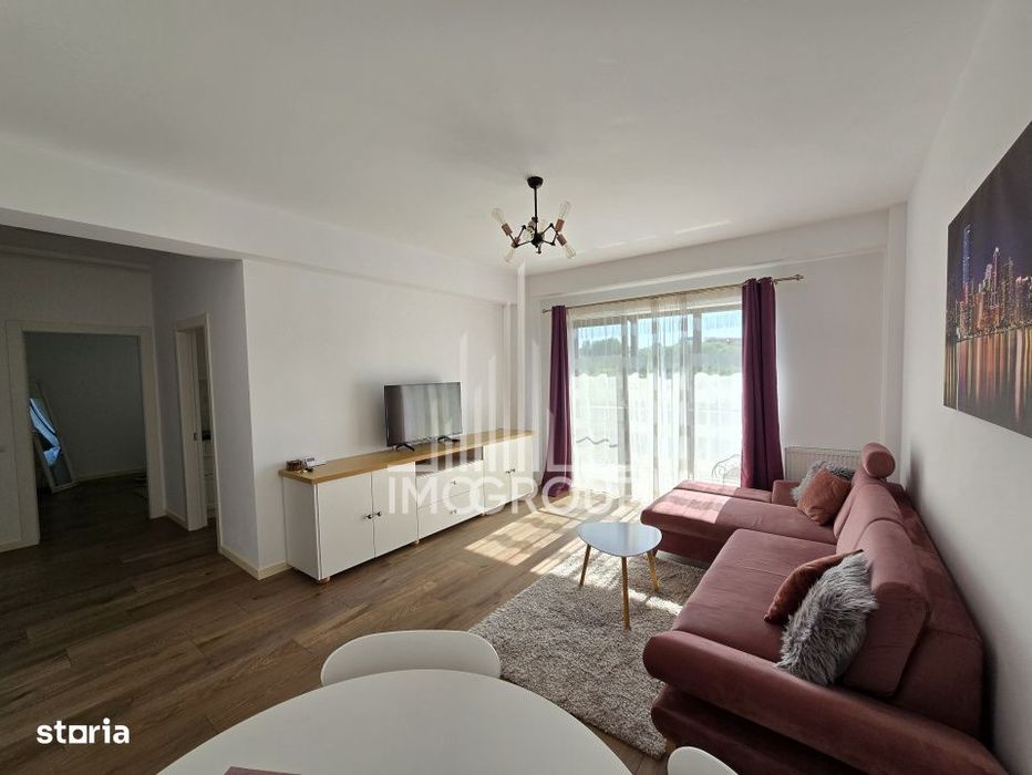 Apartament 2 camere de inchiriat si parcare in Buna ziua, str Macesulu