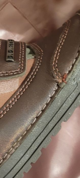 Ghete copii 1+1  gratis piele naturala DD Step